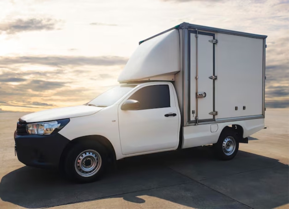 Jastan Logistics truck being prepared for a cross-border movement